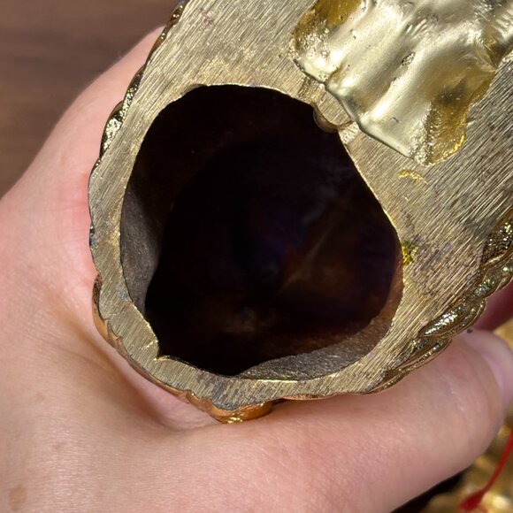 Gold Pixiu Statues Feng Shui Decor Pair of Chinese Dragon Lion Guardian Figures - Picture 10 of 14